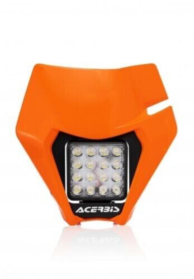 Ktm Acerbis Exc Excf Xc-w 2020 2021 2022  Mascherina Faro Angeriore Led Vsl 16