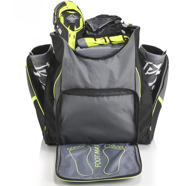 0024428 Zaino Acerbis Jerla Nero Giallo Fluo