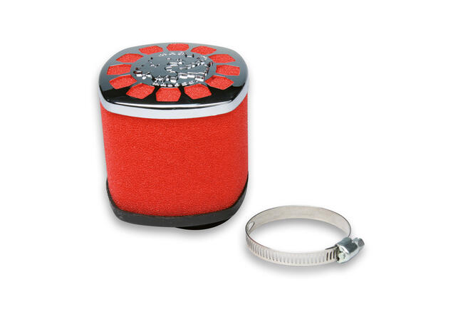 0411452 Filtro Aria Red Filter E14 Con ø 38 Dritto Per Carburatori Phbl 22 Malossi