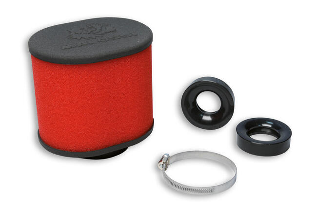 0413258 Filtro Aria Red Filter E15 Con ø 60 Per Carburatori Filettati Phbg 15 - 21 - Phbl 20 - 26 Malossi