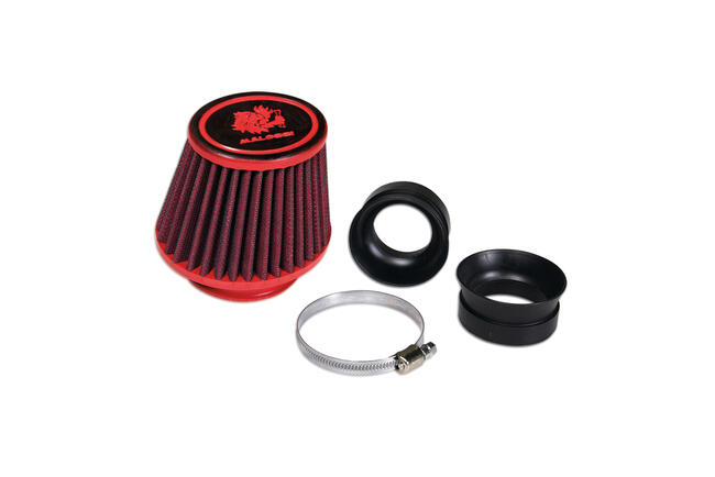 0417232 Filtro Aria Red Filter E18 ø 42/50/60 Per Carburatori Phbh - Mikuni - Keihin Malossi