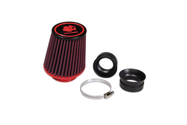 0417233 Filtro Aria Red Filter E18 ø 40/50/60 Per Carburatori Phbh - Mikuni - Keihin Malossi