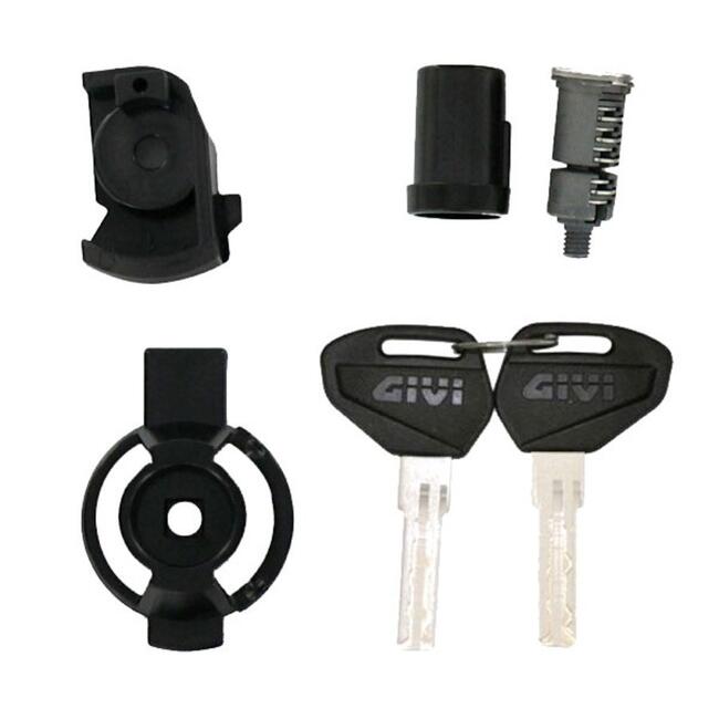 Ksl101 Chiave Security Lock, Comprensiva Di Boccola E Piastrine Sottoserratura Kappamoto