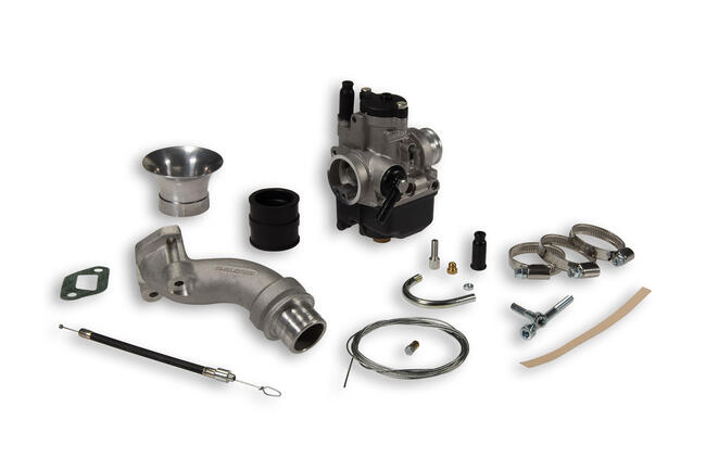 1610748 Impianto Alimentazione Phbl 25 Bs Elastico Al Carter Per Vespa Pk 125 Cc Malossi