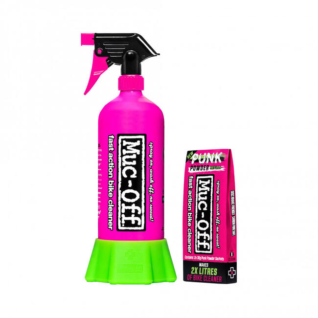 Detergente Punk Powder (4 Pack) + Fles Muc-off