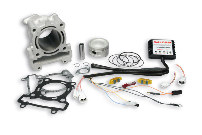 3114945 Cilindro Completo I - Tech 4 - Stroke ø 63 In Alluminio Con Spinotto ø 15 H2o Malossi
