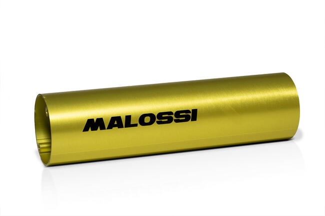 Tubo Silenziatore Con ø Esterno 60 In Alluminio Anodizzato Giallo Malossi 3219348by