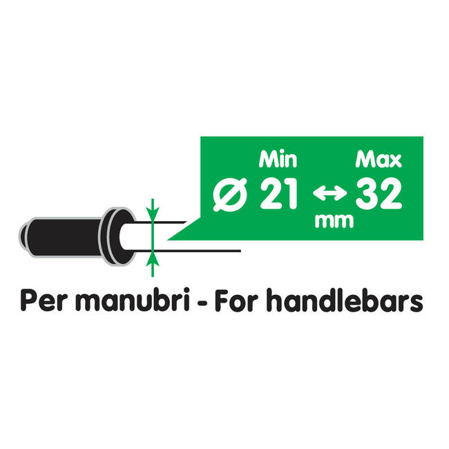 Usb-fix Tube Caricatore Usb Con Fissaggio A Manubrio E Connettori A Forcella - Fast Charge - 3000 Ma - 12/24 A Lampa