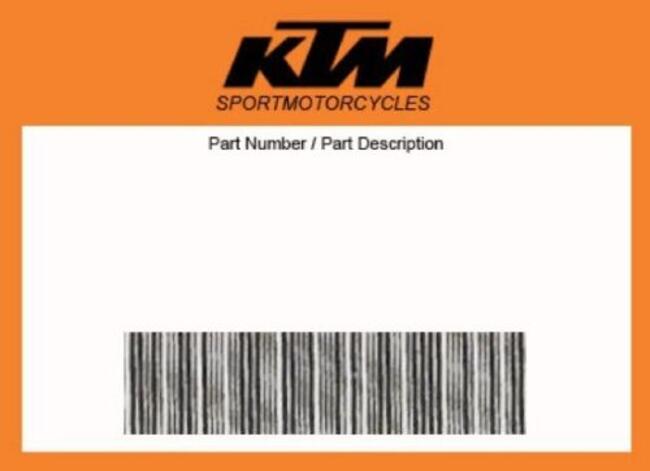 50330098050 Ktm Guarnizione Collettore Aspirazione Exc Sx 125