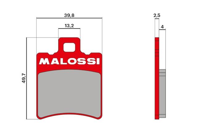 Pastiglie Freno Brake Pads Mhr Malossi 6215007br