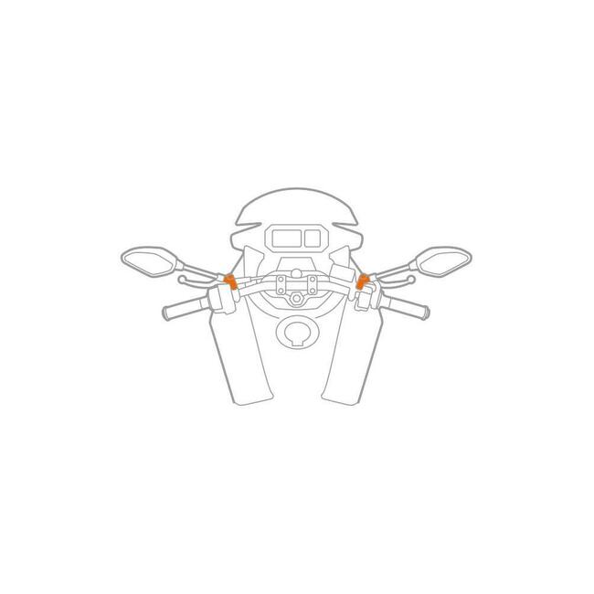 Titan Pole Orbit Supporto A Braccio Snodato Con Attacco Per Specchietti E Viti Passanti Lampa