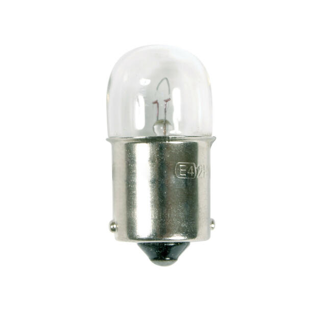 Lampada Sferica 12v R10w 10w Ba15s 2 Pezzi - D/blister Lampa