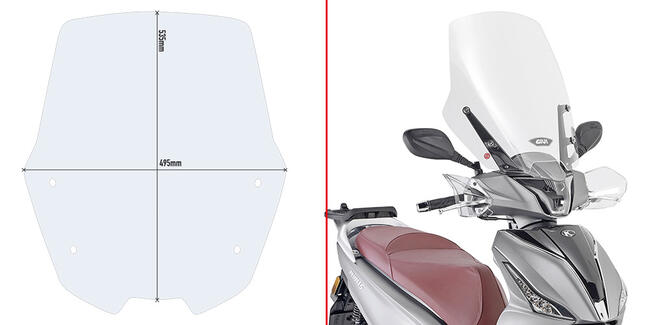 Schermo Trasparente Kymco People S Givi D6113st