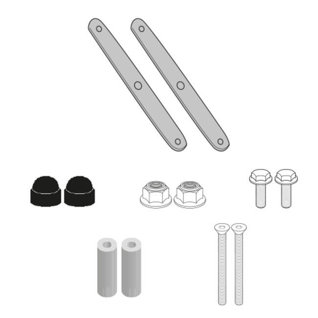 Attacchi Parabrezza Aprilia Sr Gt 125-200 D6711kit Givi