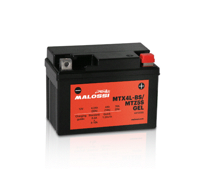 Batteria Malossi Mtx4l-bs / Mtz5s Gel 4419585