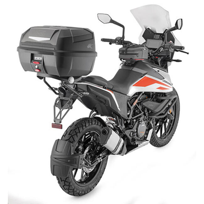 Bauletto Monolock® Con Inserto Argento 43 Lt K43nmal Kappamoto
