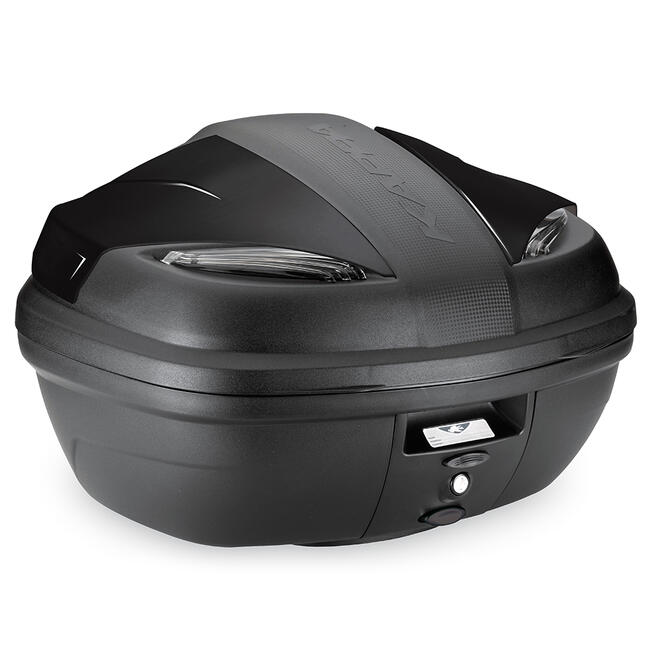 Bauletto 47lt  Catadiottri Fumè Cover Nere '24 Kappamoto K47ntcn