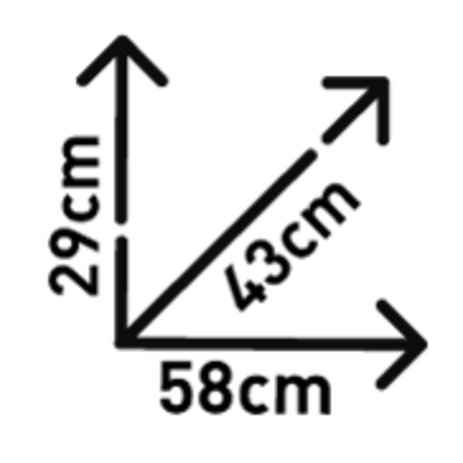 Valigia Laterale In Alluminio Naturale Dx 48lt. K'force Monokey  Camside Kfr48ar