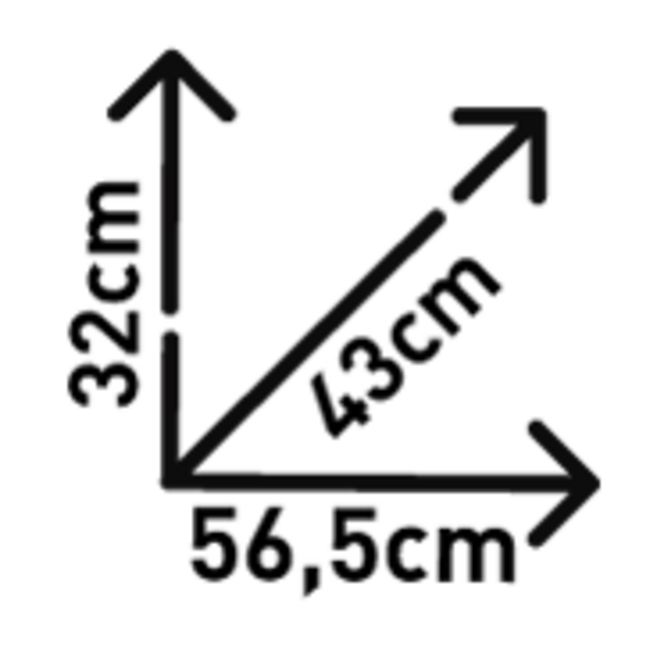 Bauletto Lt.47 Nera Monokey® Con Catadiottri Trasparenti K49n