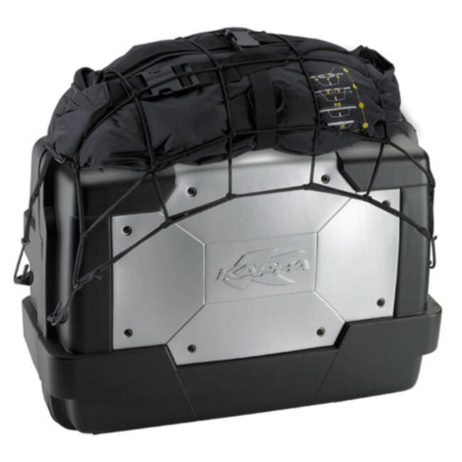 Valigia Laterale Monokey 33lt Con Cover Argento Kgr33