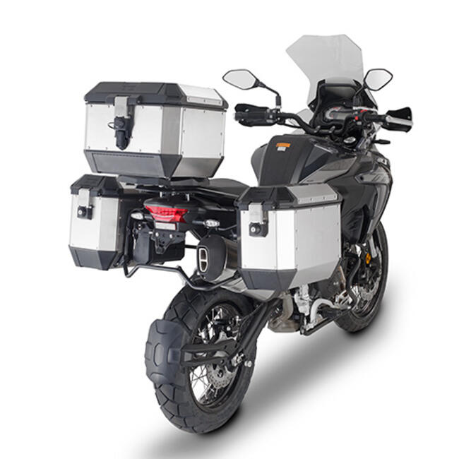 Valigia In Alluminio Naturale K'mission 44l Kappamoto Kms44a
