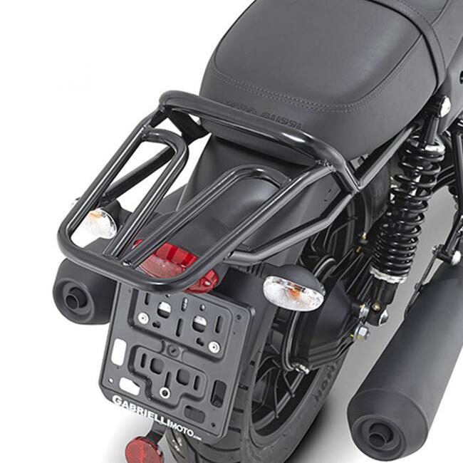 Kr8201 Per Bauletto Monokey O Monolock Nero Lucido Per Moto Guzzi V7 Iii Stone / Special Kappamoto