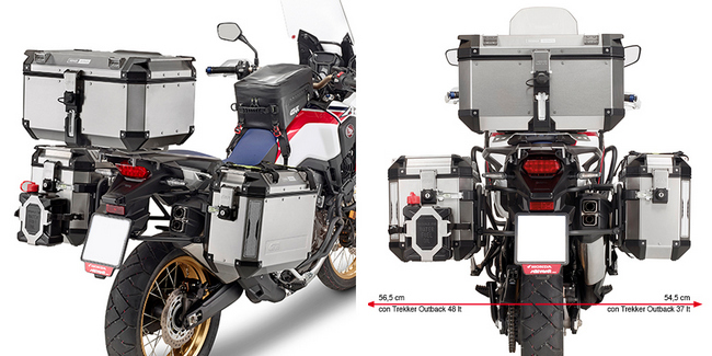 Portavaligie Laterale Honda Crf1000l Africa Twin Givi Pl1144cam