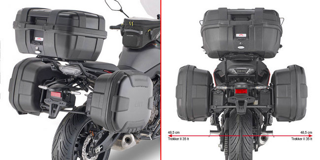 Portavaligie Laterale Yamaha Tracer 700 Givi Pl2148
