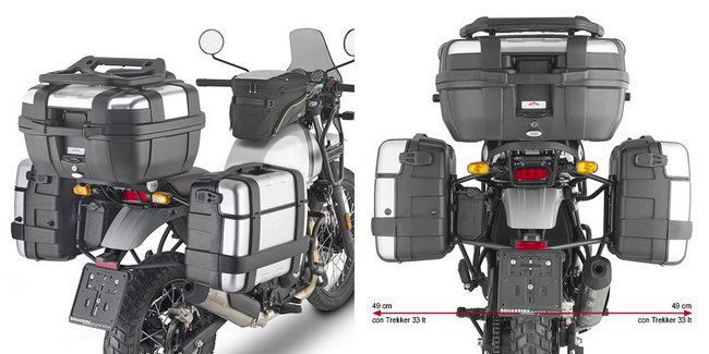 Portavaligie Laterale Royal Enfield Himalayan Givi Pl9054