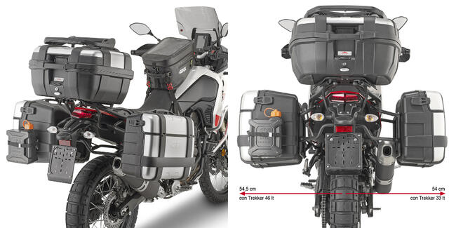 Portavaligie Laterale Yamaha Tènèrè 700 Per Monokey Givi Plo2145mk