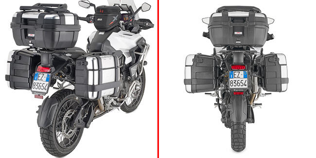 Plo6423mk Portavaligie Laterale Pl One-fit  Specifico  Triumph > Tiger 1200 Gt Explorer - Tiger 1200 Rally Explorer Givi