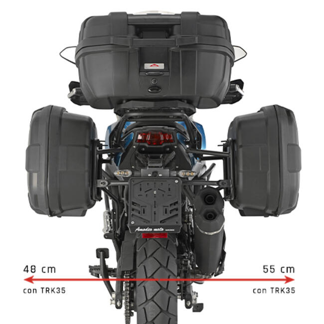 Portavaligie Laterale Specifico Qj Motor Srt 600 Sx Givi Plo9701mk