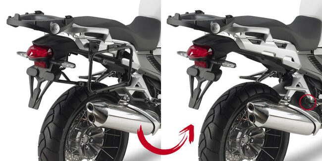Portavaligie Laterale Specifico Honda Crosstourer 1200/1200 Dct Kappamoto Klr1110