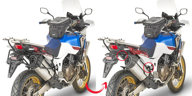 Portavaligie Laterale Honda Crf1000l Africa Twin Givi Plr1161