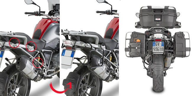 Portavaligie Laterale Bmw R1200/1250 Gs Adventure Givi Plr5108