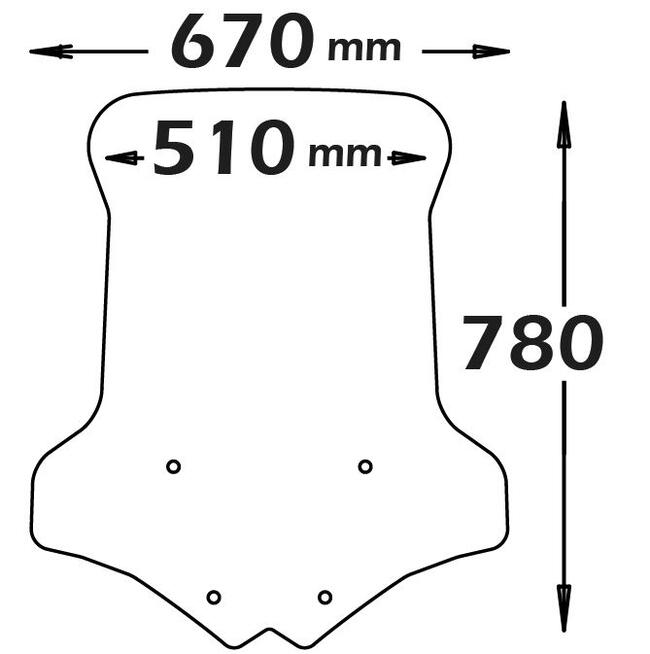 Parabrezza Per Kymco G-dink 300i Abs Isotta Sc3006