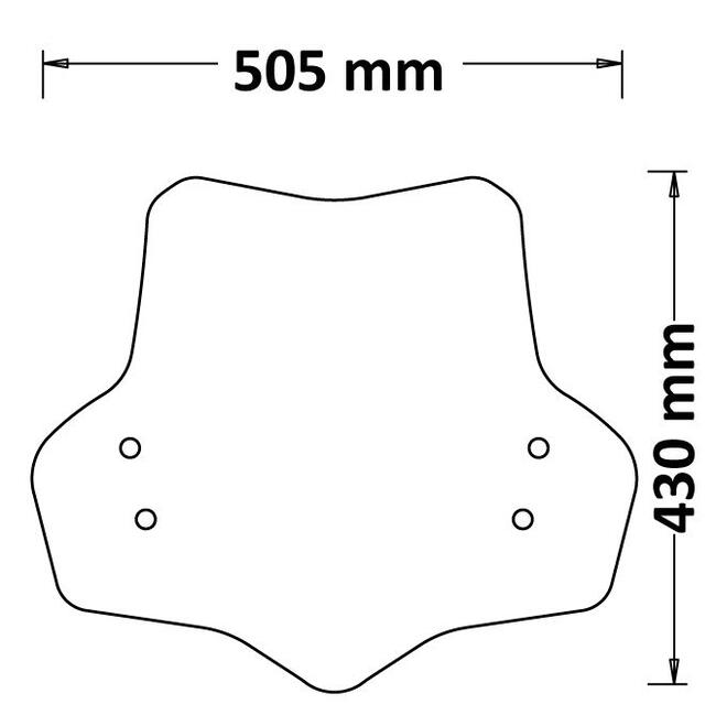 Cupolino Per Kymco Agility 125-200i R16 Plus Isotta Sc3046