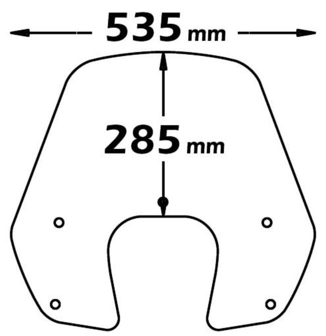 Cupolino Piaggio Beverly 125 E 300 / Beverly Rst 350 Isotta Sc4081