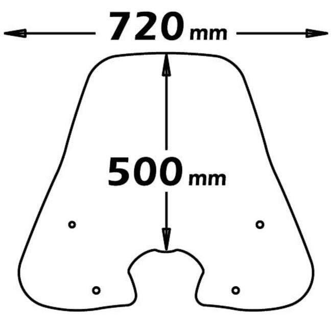 Parabrezza Per Piaggio Flyi Sotta Sc4105