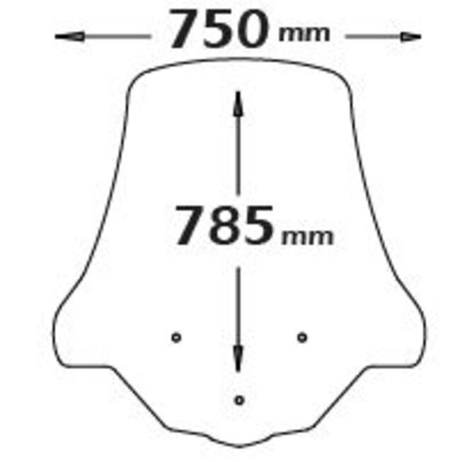 Parabrezza Per Piaggio Mp3 Lt 300cc E 500cc Ie Sport E Business Isotta Sc4177t