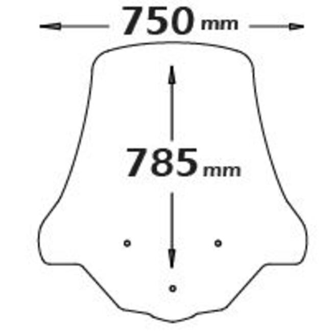 Parabrezza Per Piaggio  Mp3 Lt 300cc E 500cc Ie Sport E Business Isotta Sc4177t