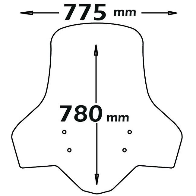 Parabrezza Per Piaggio Mp3 300-500 Hpe Isotta Sc4182