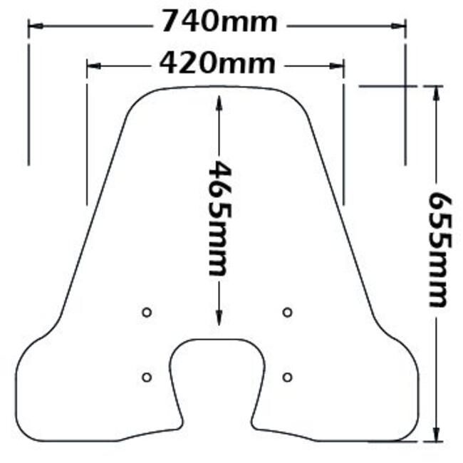 Parabrezza Per Piaggio Medley 125-150 Isotta Cls4187