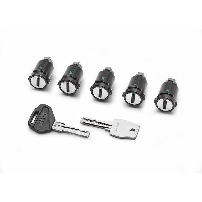Kit Chiave Sostituibile 5 Cilindretti Slr105 Givi