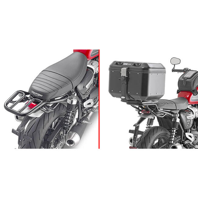 Sr6417 Attacco Posteriore Specifico Per Bauletto Monokey Triumph Speed Twin 1200 Givi