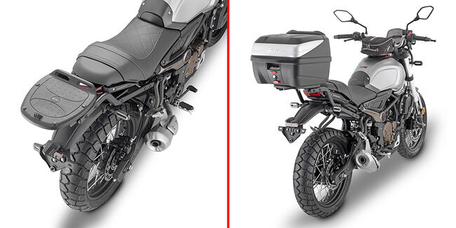 Sr9254 Portapacchi Voge Trof.300ac Scrambler Givi