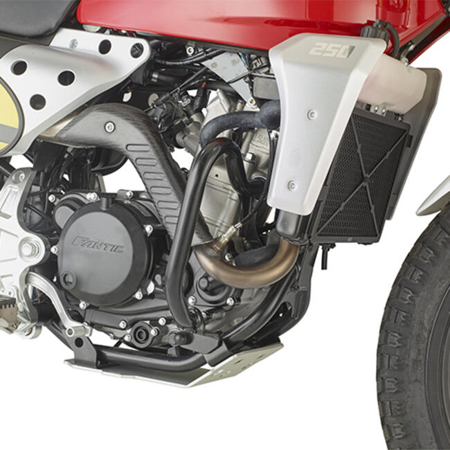 Tn9150  Paramotore Nero Fantic  Caballero Scrambler 125-250-500 Givi