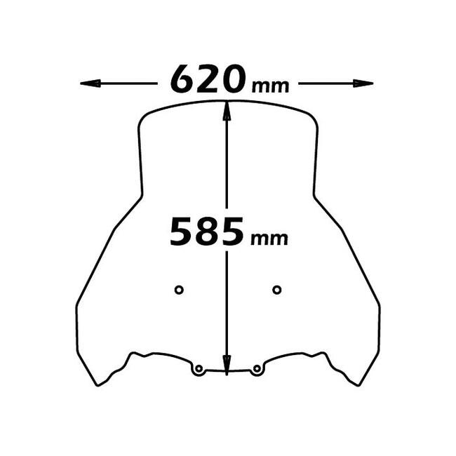 Parabrezza Per Kymco Dink 125 Isotta E62