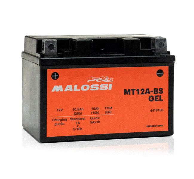 Batteria Malossi Mt12a-bs Gel 4419166