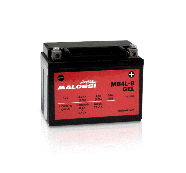 Batteria Malossi Mb4l-b Gel 4418916 Malossi